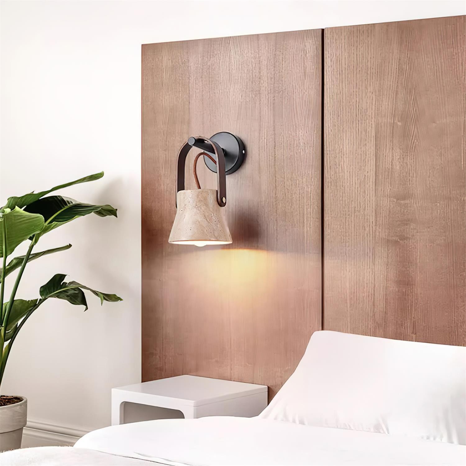 Gepersonaliseerde creatieve gebogen draagbare wandlamp HL512