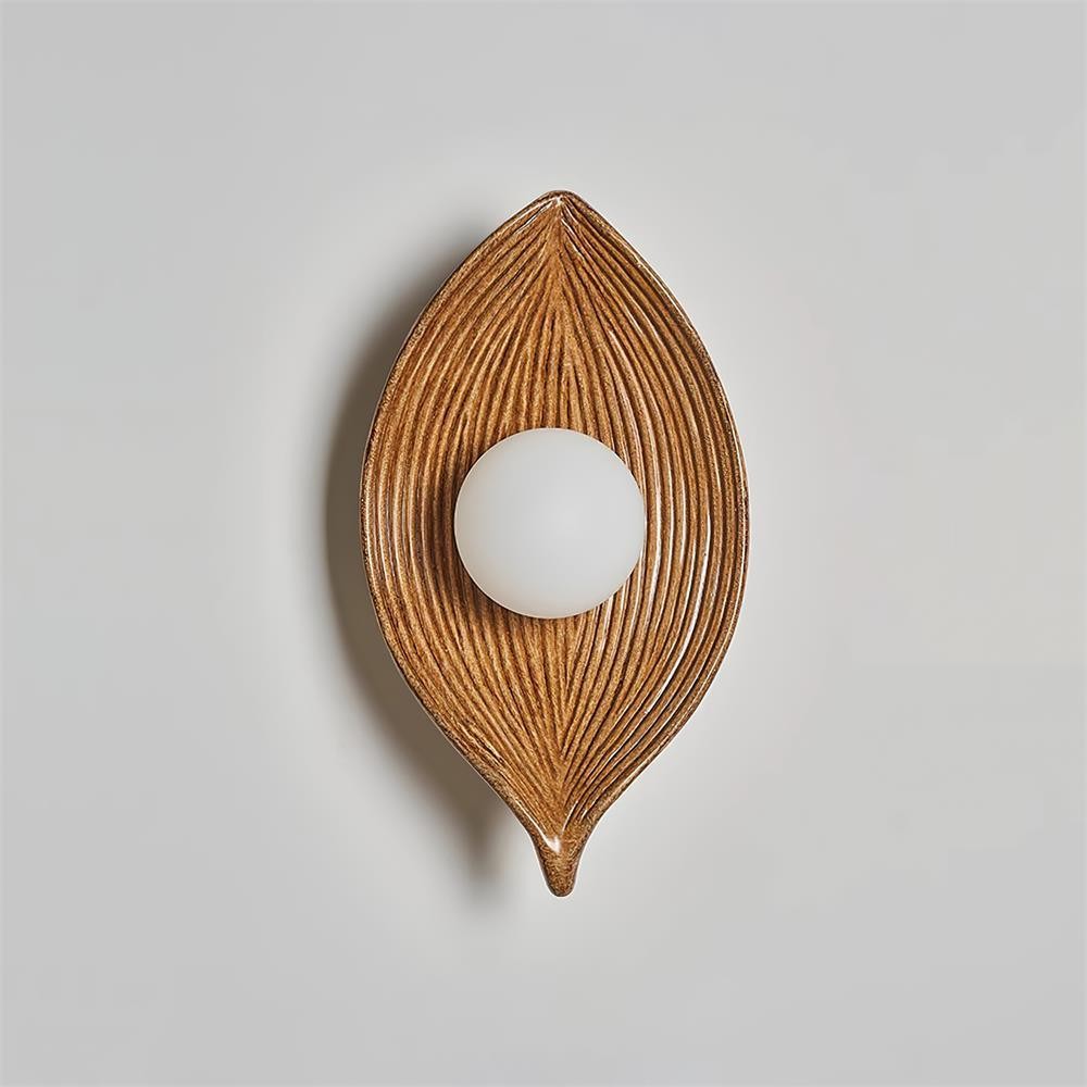 Hedendaagse Nordic Leaf Resin Wandlamp HL574