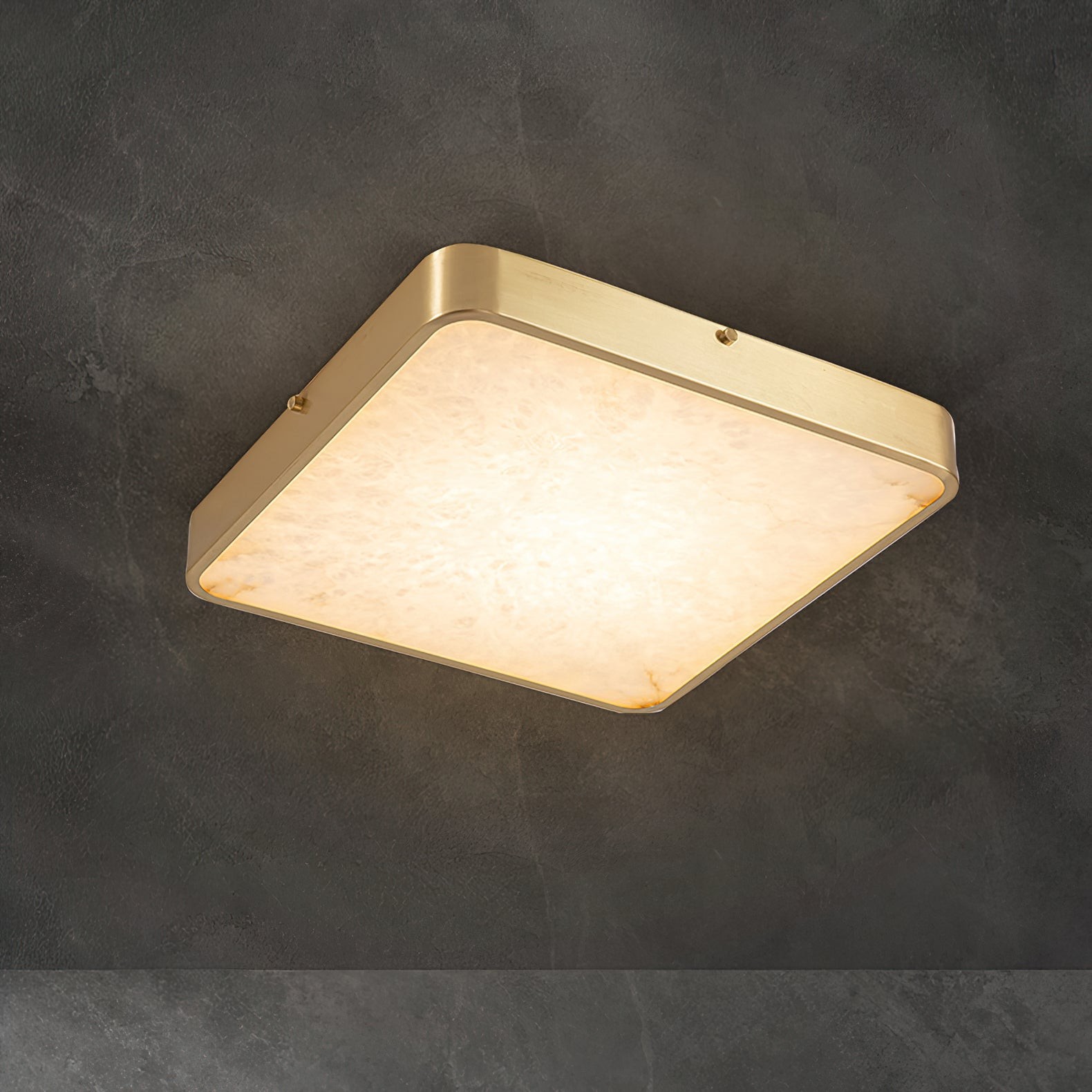 Geometrische albasten inbouwplafondlamp HL2984