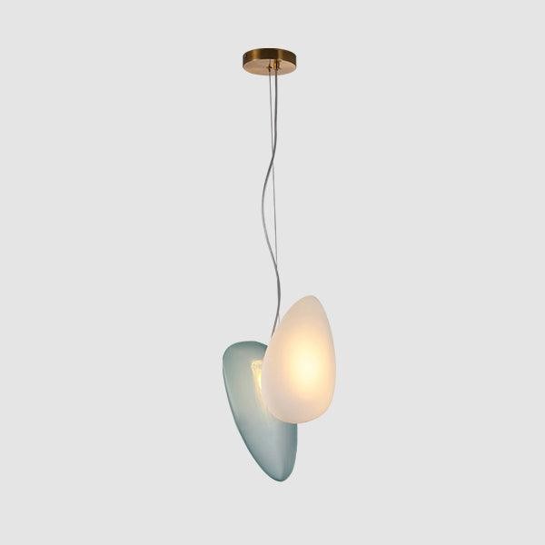 Doorschijnende hanglamp van matglas HL867