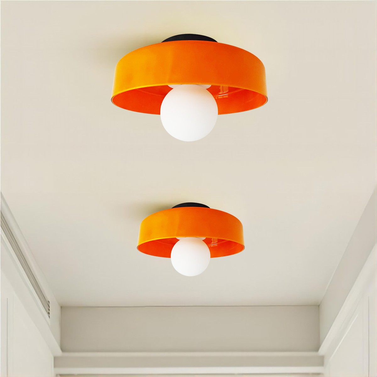 Morandi Glazen Schijf Orb Plafondlamp Wandlamp HL158