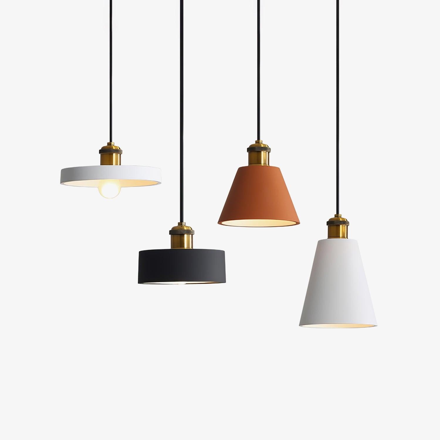 Moderne hars geometrische hanglamp HL787