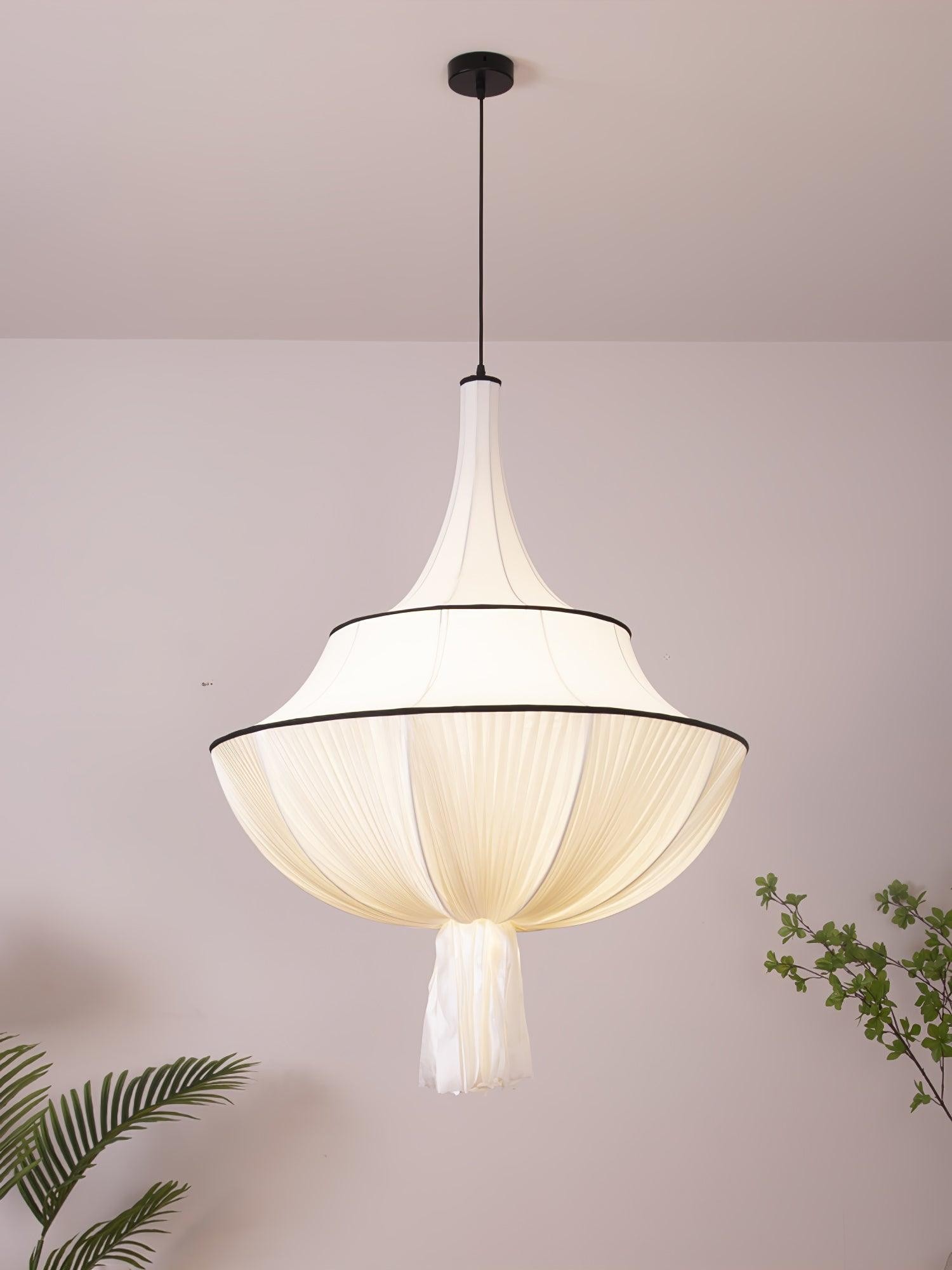 Stoffen kunst decoratieve hanglamp HL716