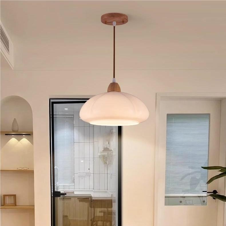 Nordic Retro Oranje Glazen Hanglamp HL133
