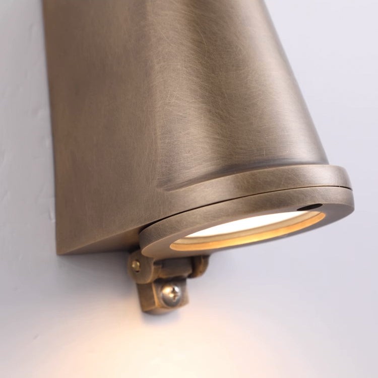 Bluebell Messing Buiten Regenbestendige Wandlamp HL1037