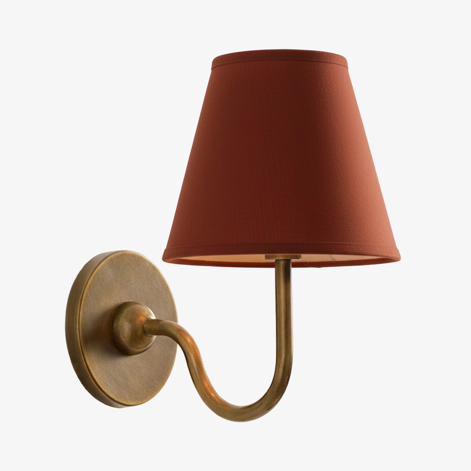 Luvora Vintage Wandlamp met Linnen Kap - Moderne Metalen Wandverlichting HL1594