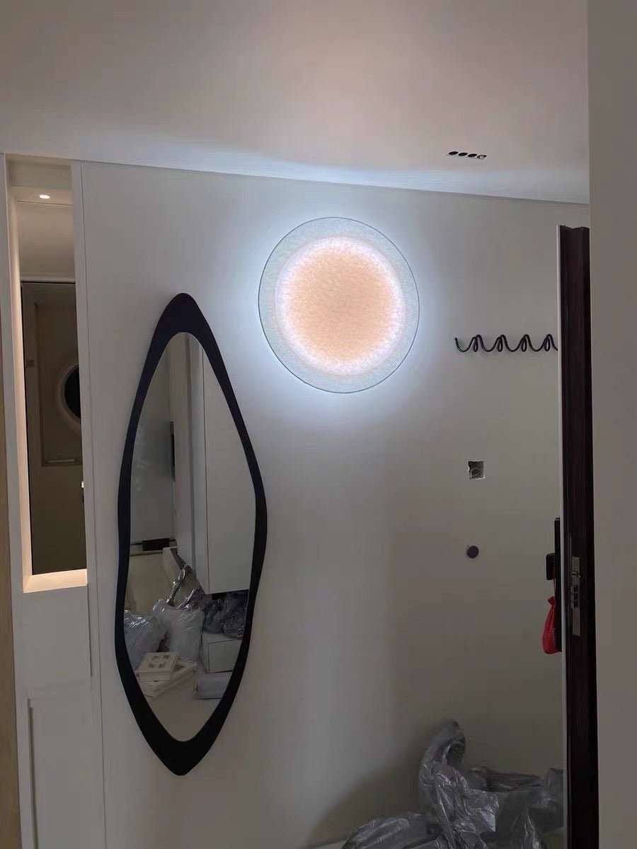 Moderne eenvoudige plug-in ronde wandlamp HL949