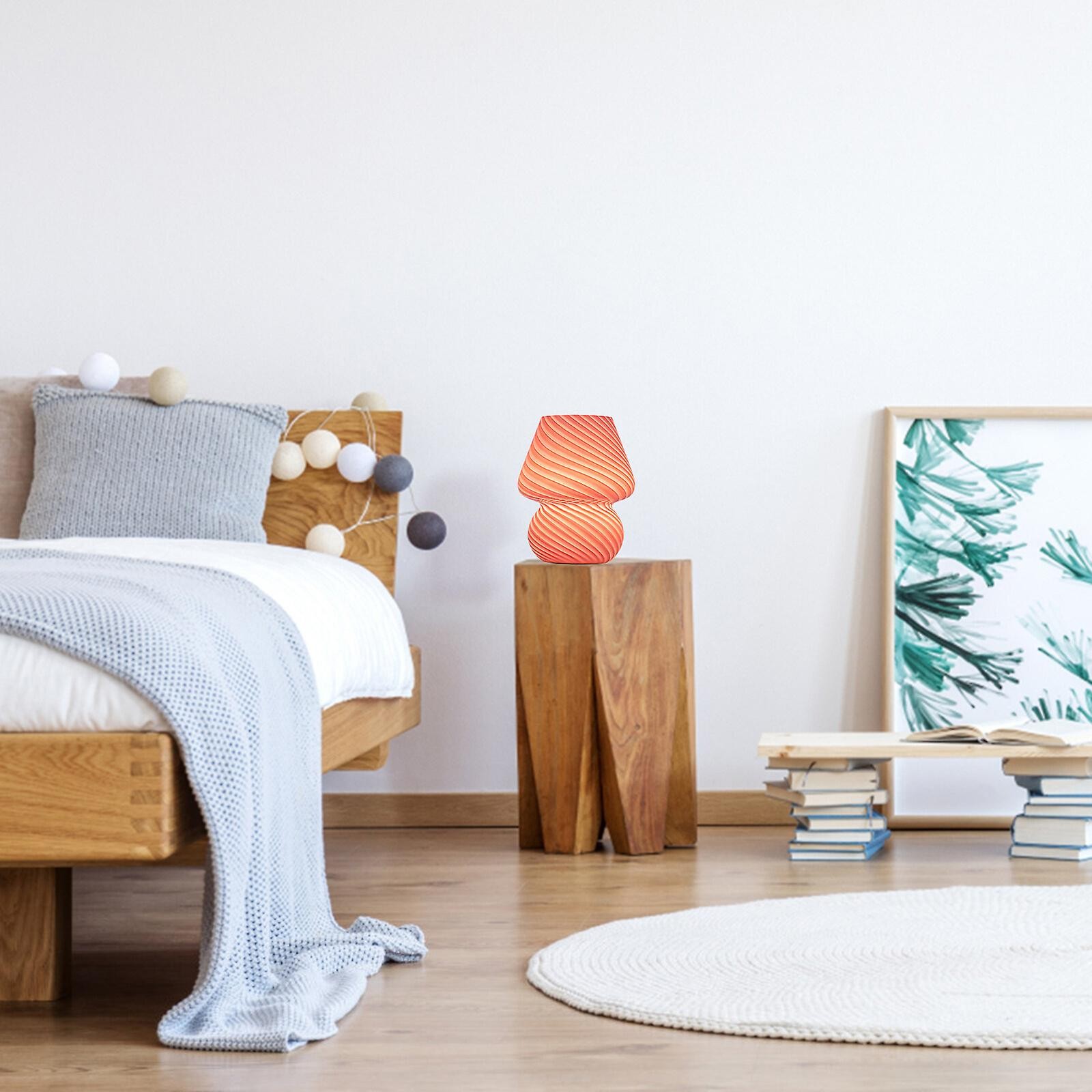 Slaapkamer Nachtkastje Nordic Glass Mushroom Tafellamp HL15