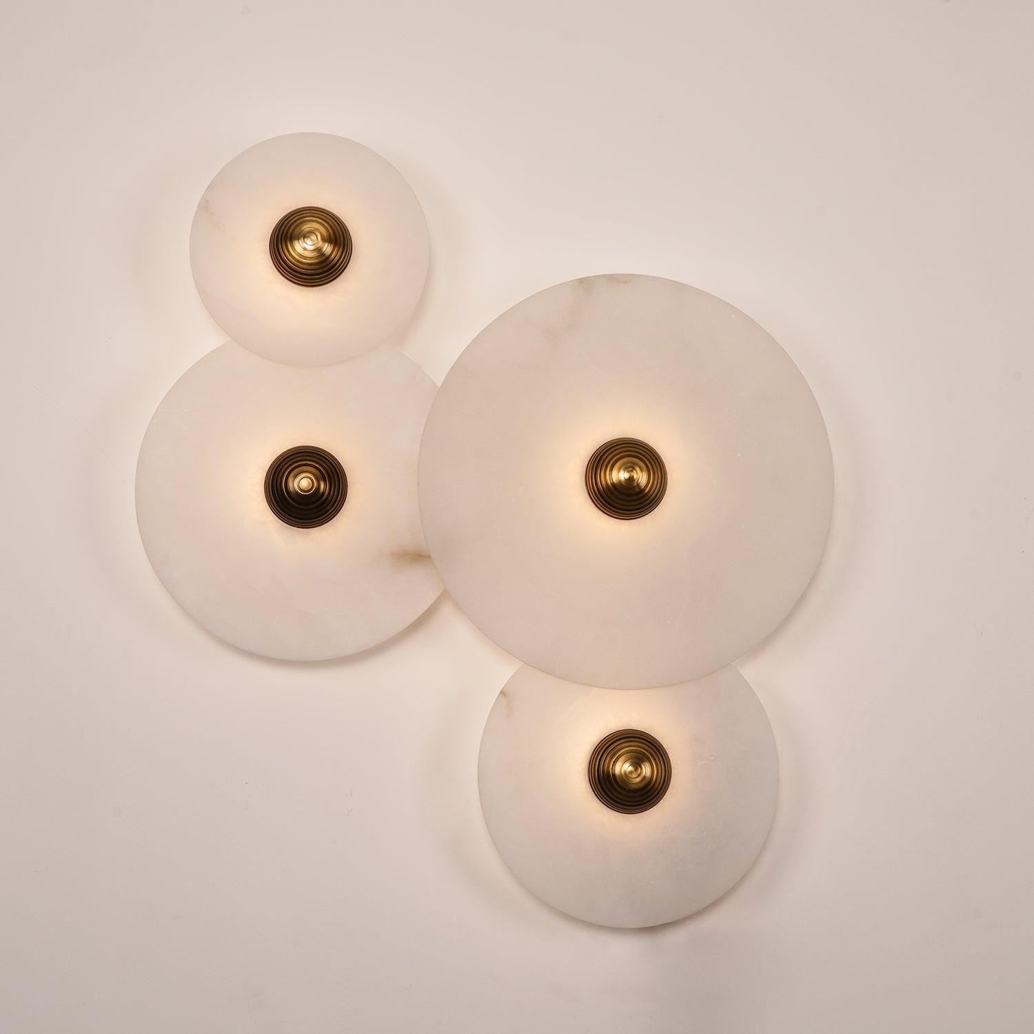 Creatieve marmeren ronde wandlamp HL717