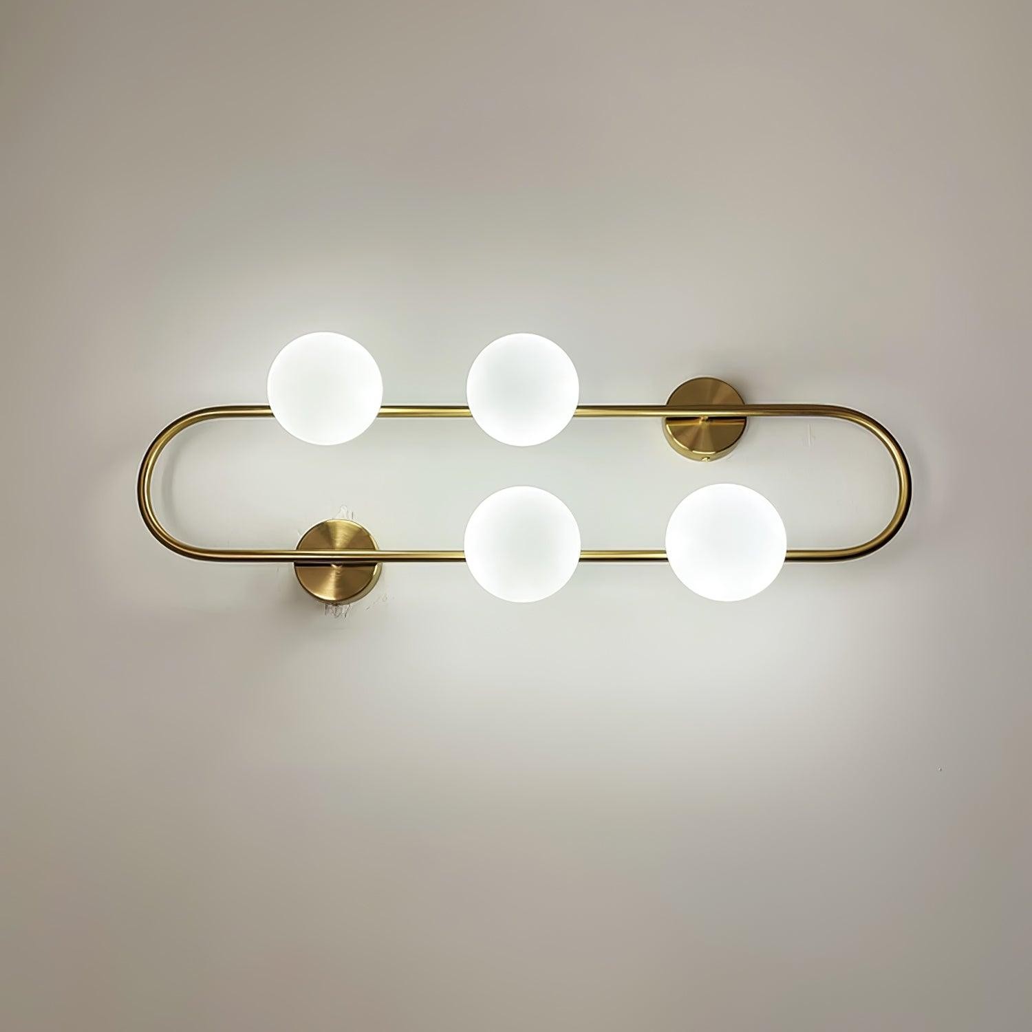 Nordic Modern Geometrische Glazen Bol Wandlamp HL400