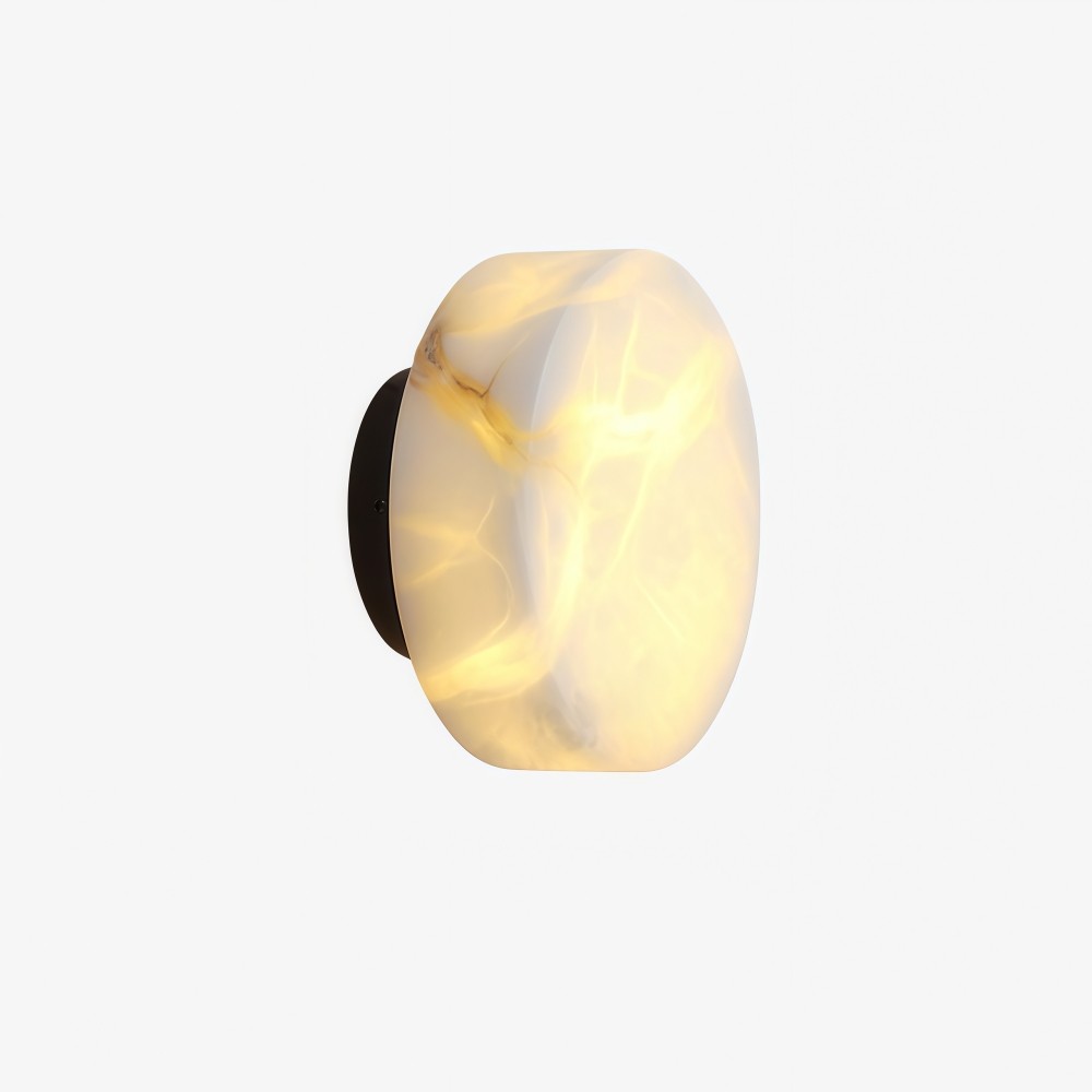 Cilindrische albasten wandlamp HL2952