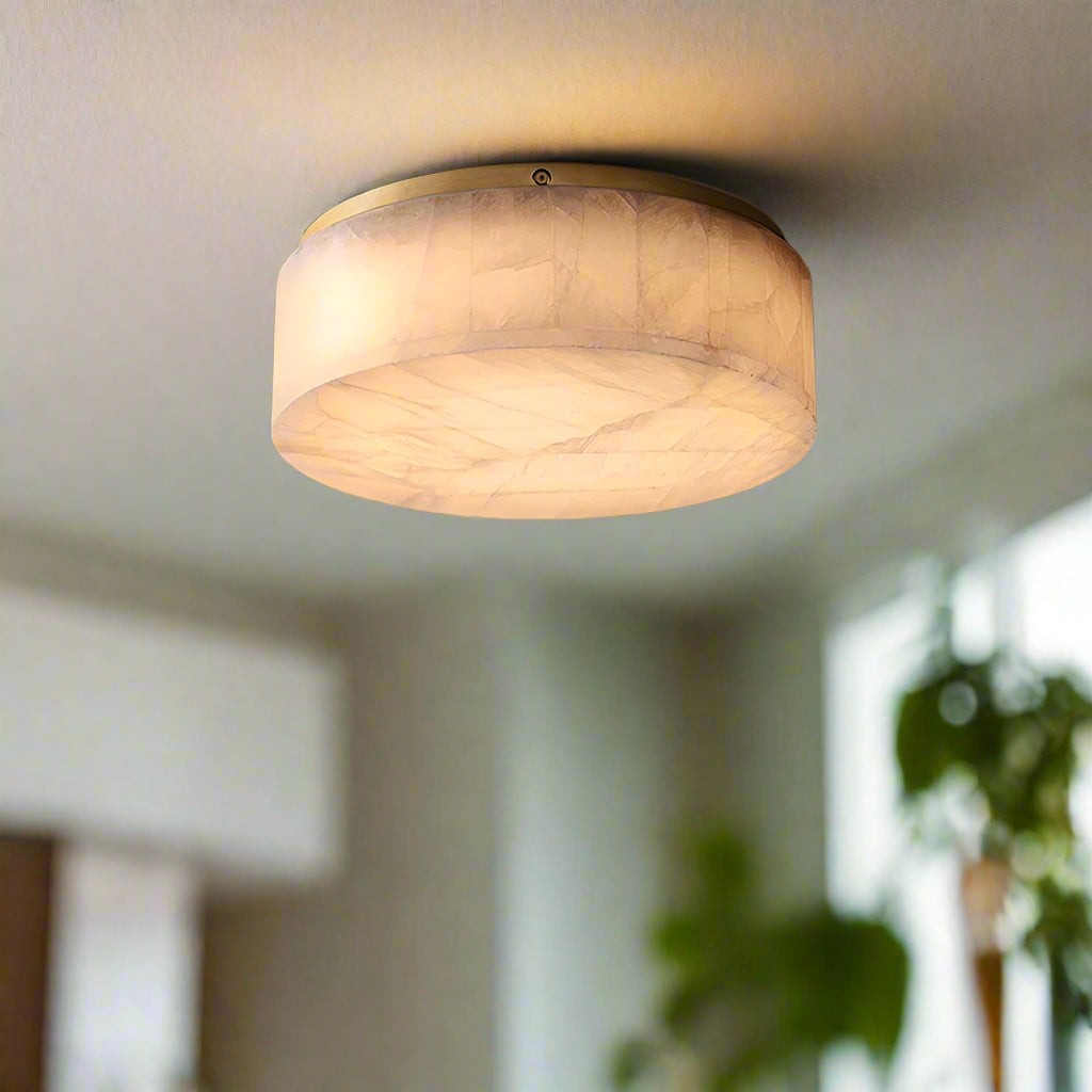 Rivage Alabaster Minimalistische Plafondlamp HL3501