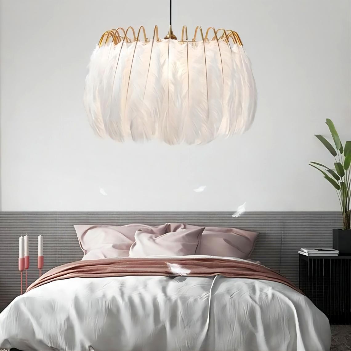 Feather hanglamp