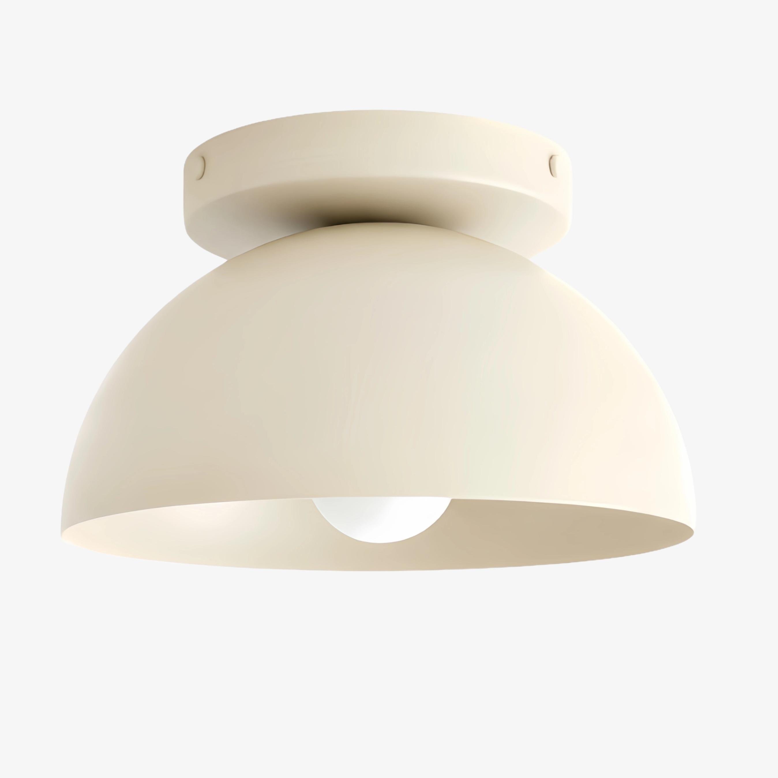 Metio Dome Shade Plafondlamp - Moderne Gekleurde Metalen Lamp voor Woonkamer en Slaapkamer HL1733