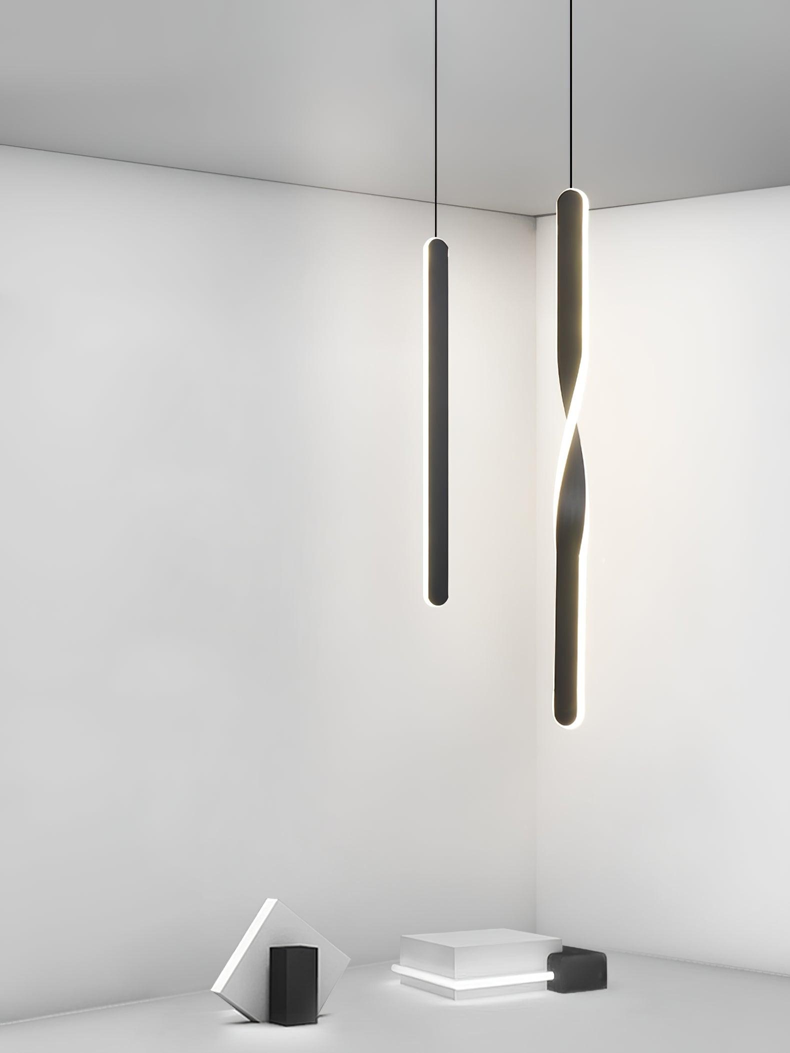 Nordic lineaire lange hanglamp HL729
