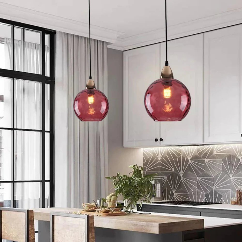 Moderne LED Nordic plafondlamp met glazen bol HL1288