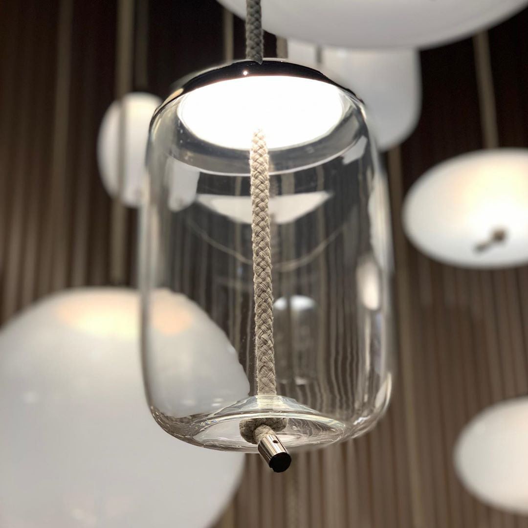 Moderne geblazen glazen hanglampen HL1198