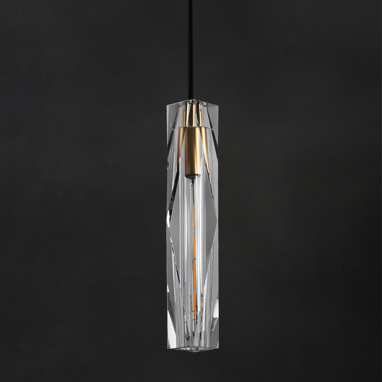 Kristallen koperen hanglamp HL1130