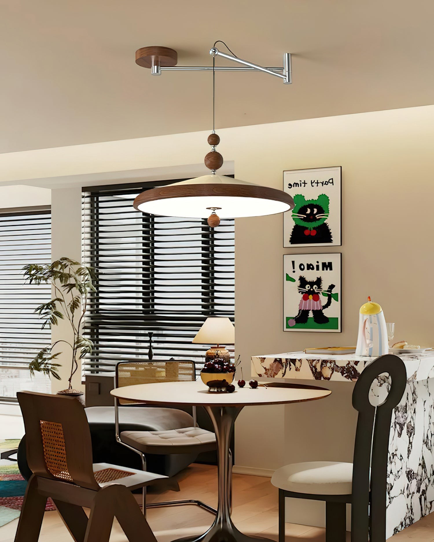 Hanglamp met zwenkarm HL2616