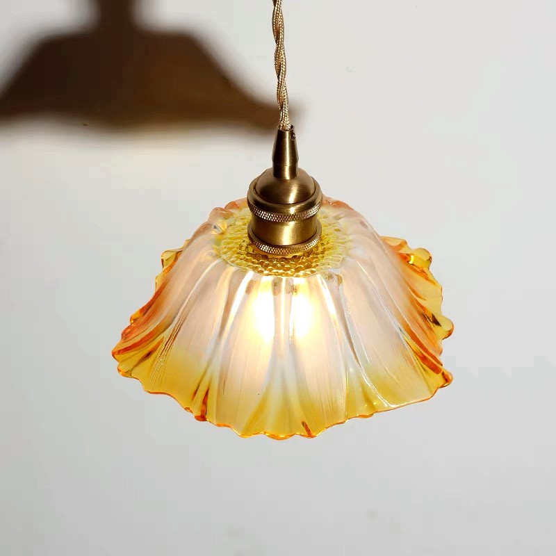 Moderne kunst bloem vorm keuken glazen hanglamp HL46