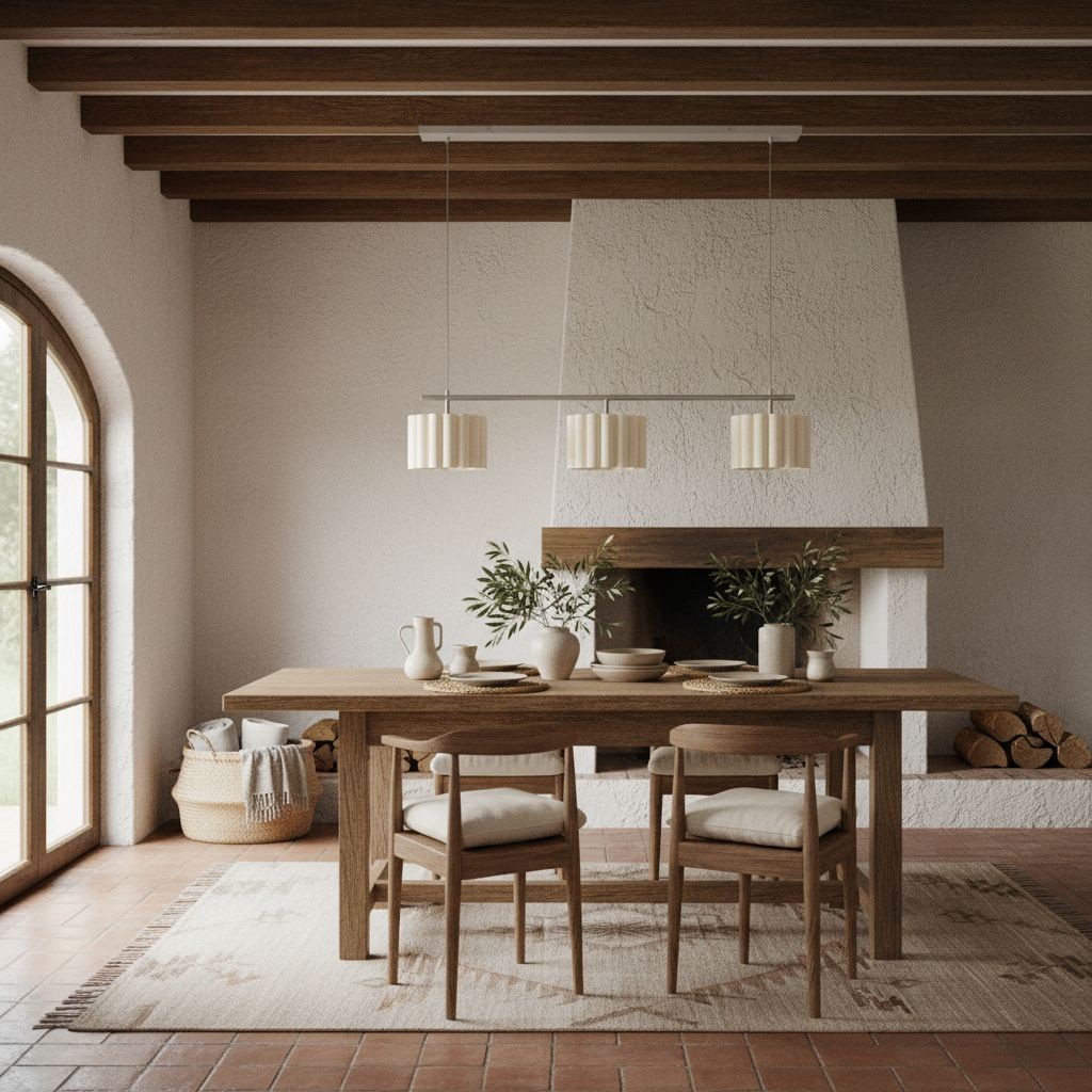 Velura Lineaire Hanglamp - Natuurlijke Linnen Kap voor een Warme Sfeer HL2271