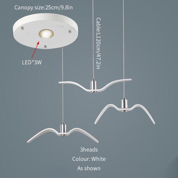 Night Birds Led Hanglamp Dimbaar