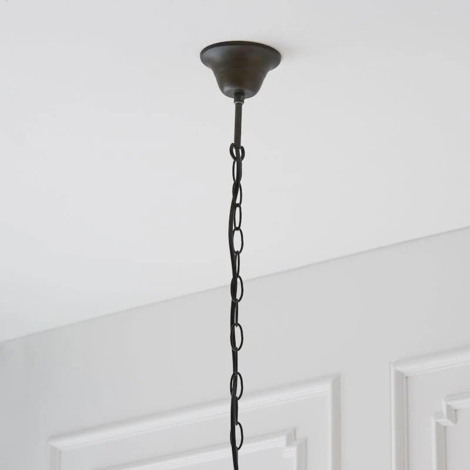 TF Fargo hanglamp - Verlichting in Tiffany-stijl met een Art Deco kap en verstelbare ketting HL2165