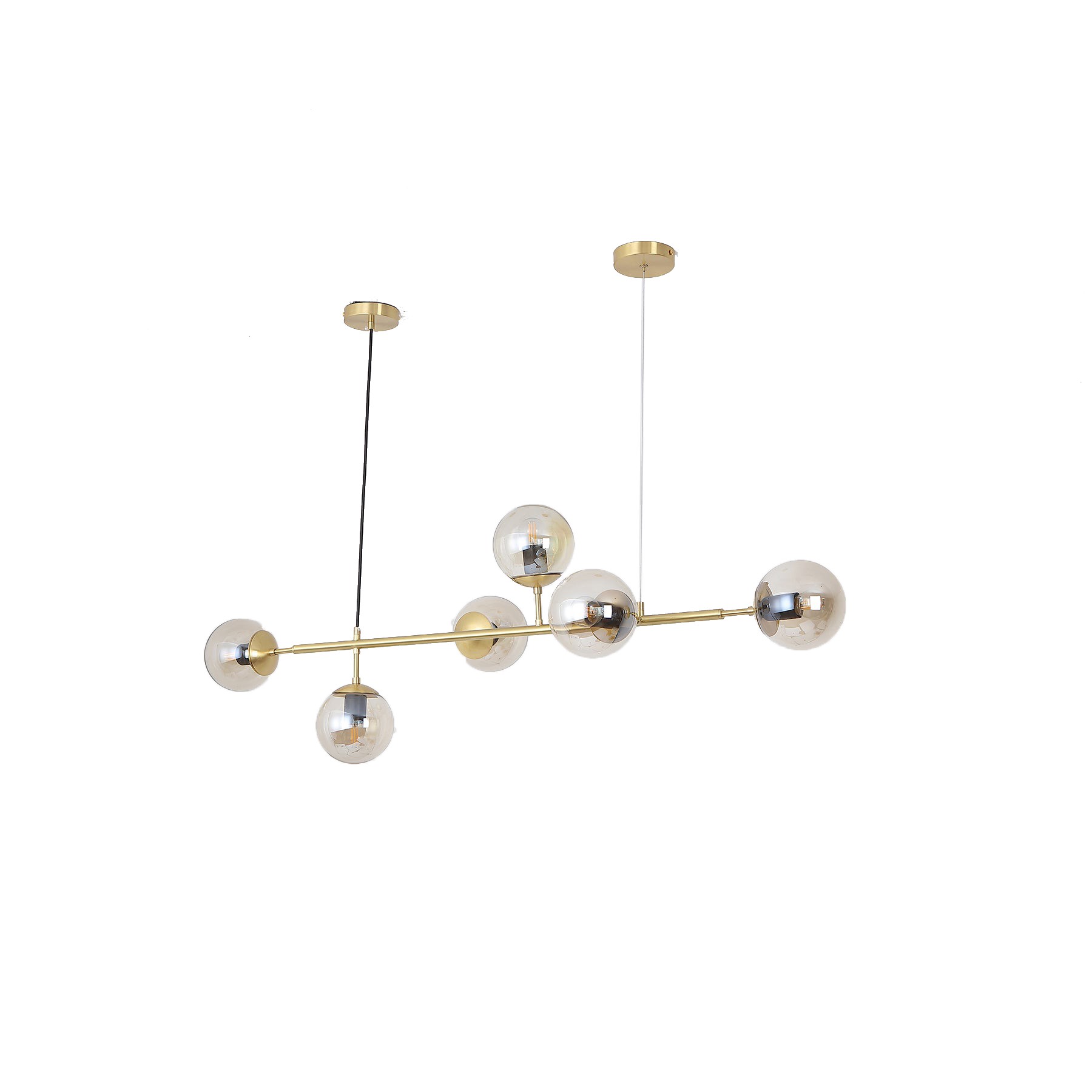 Orb moderne glazen bol hanglamp voor woonkamer