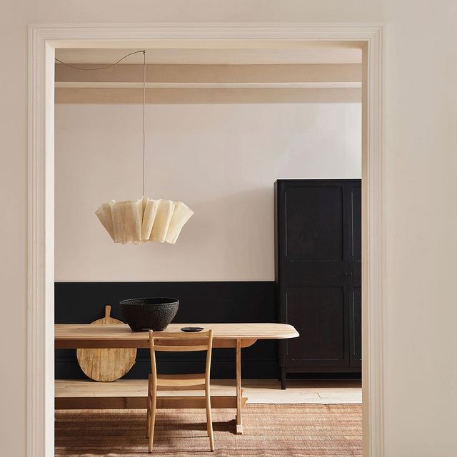 Hanglamp met geplooide stof van Noords linnen HL1403