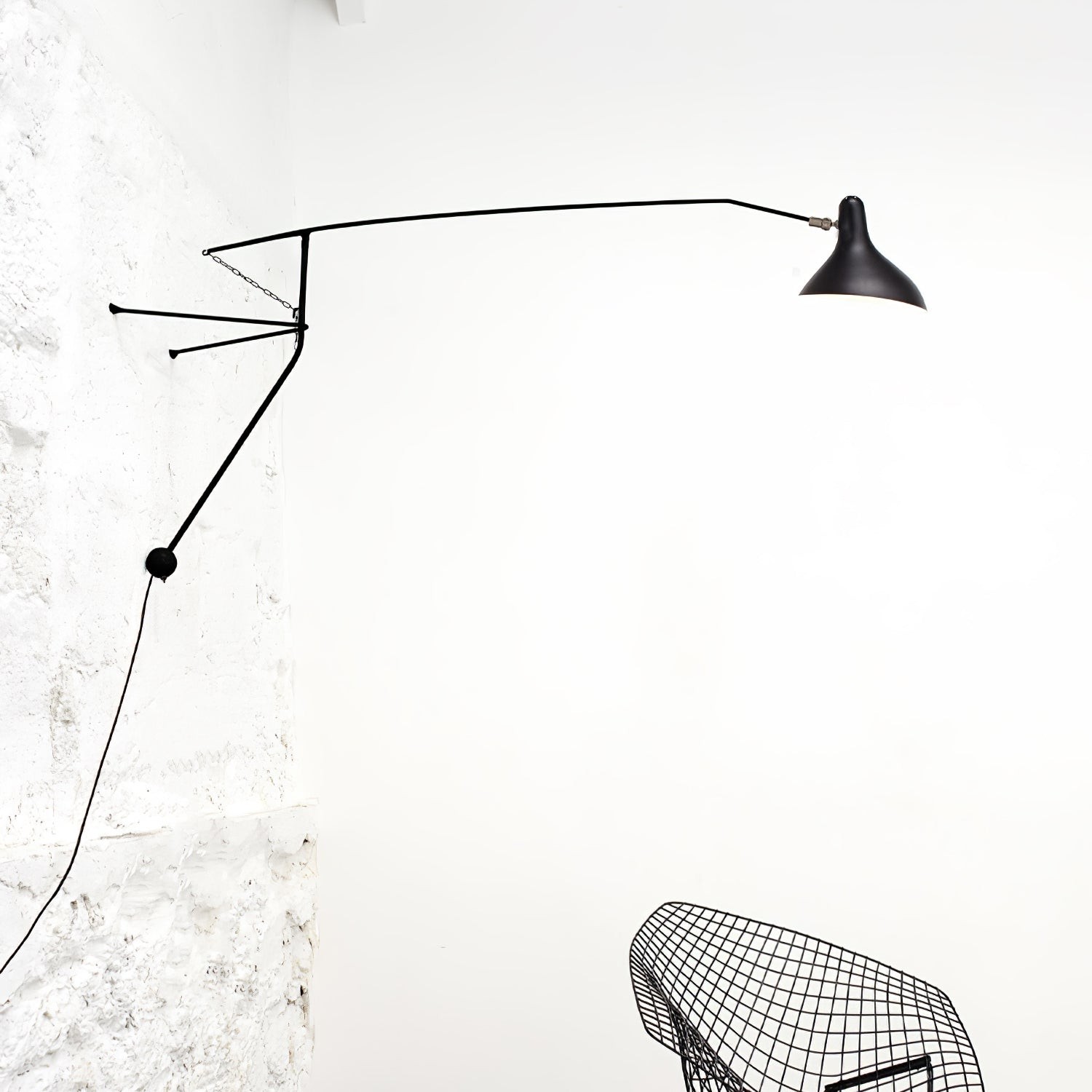 Moderne eendenbek-design Mantis Arm Wandlamp HL1112