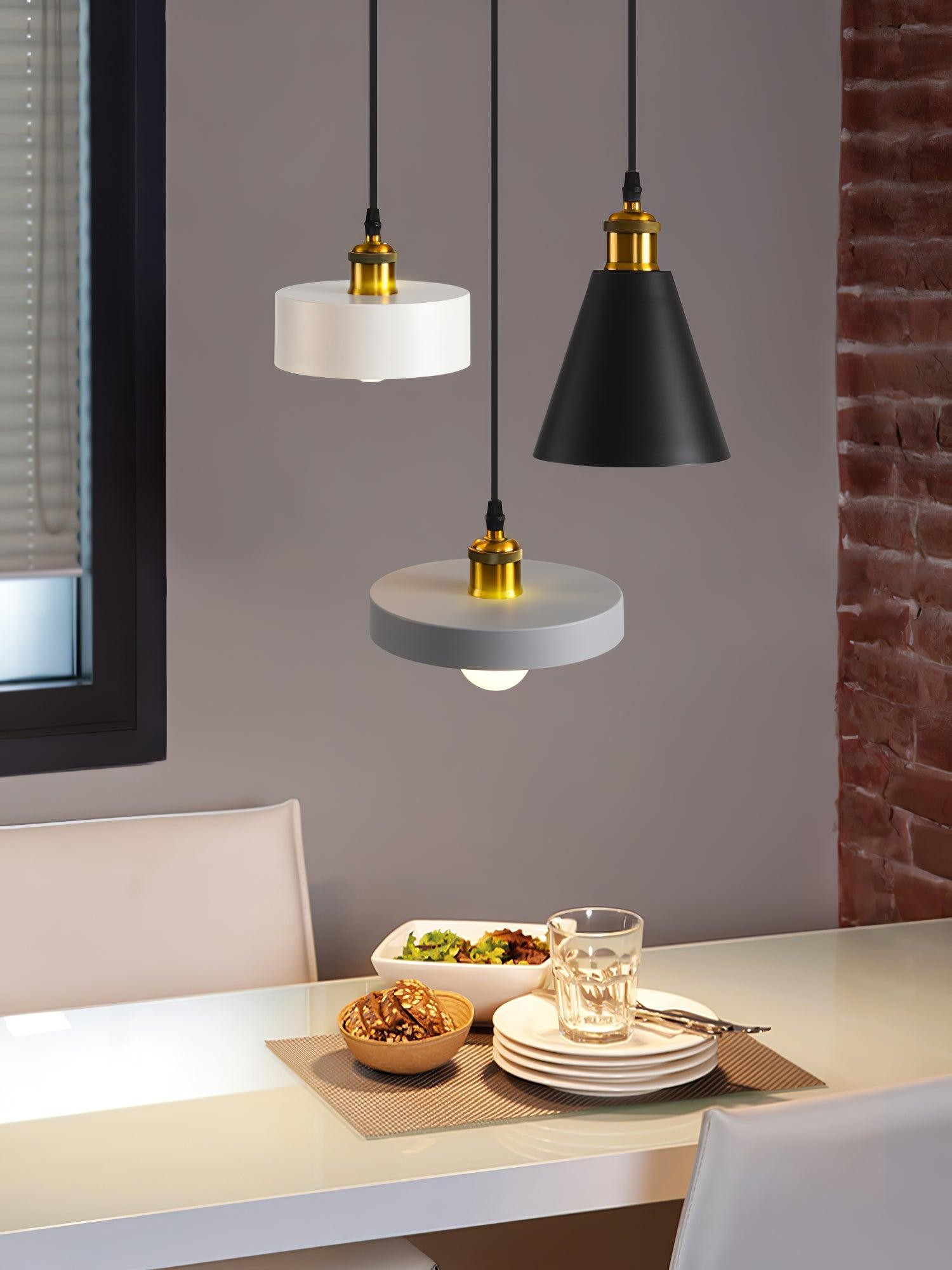 Moderne hars geometrische hanglamp HL787