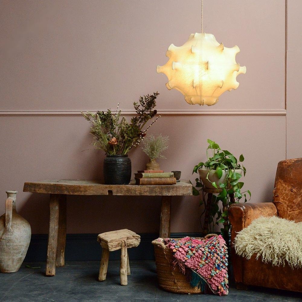 Witte Cocoon Hars Taraxacum Hanglamp