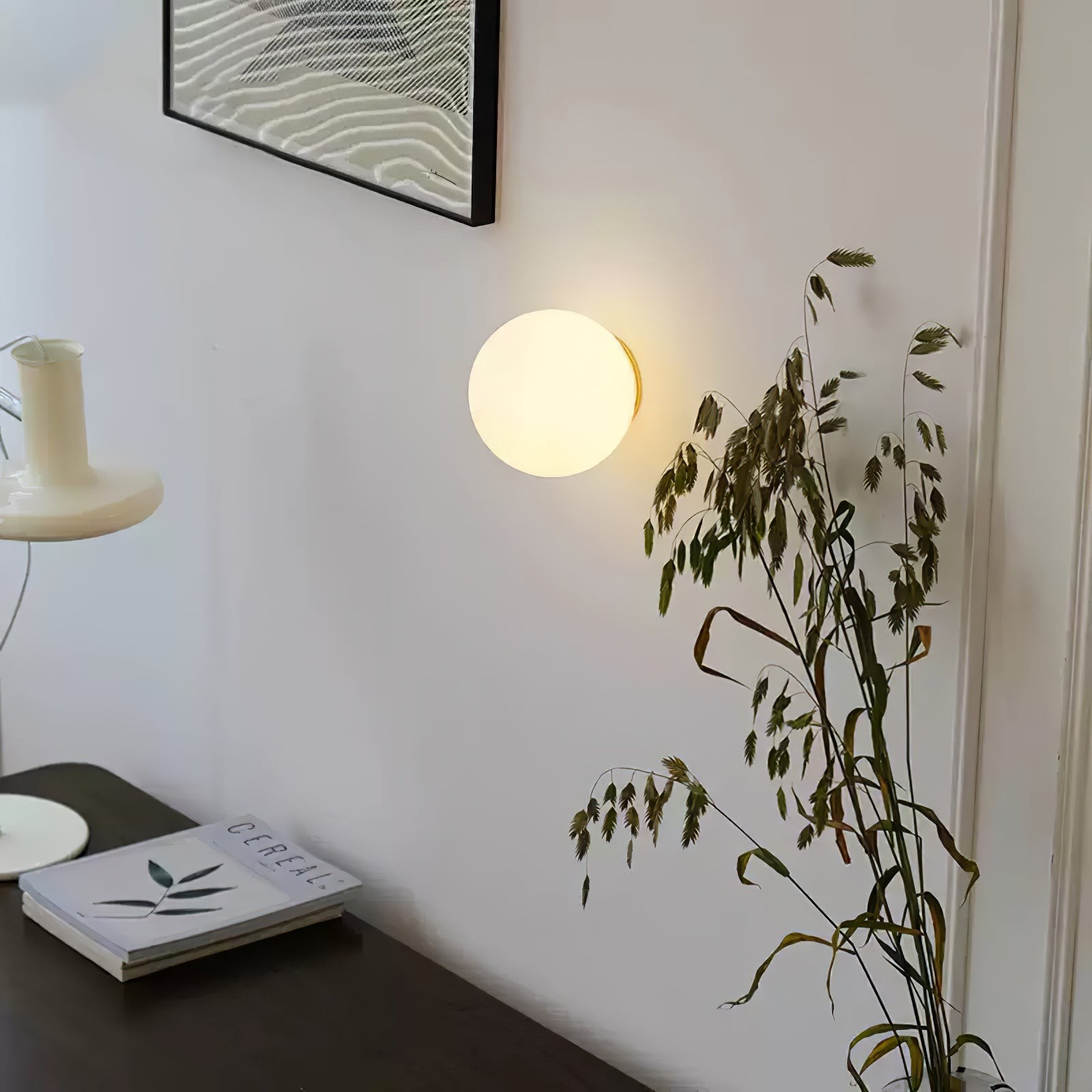 Minimalistische Bauhaus Orb Stijl Wandlamp HL531