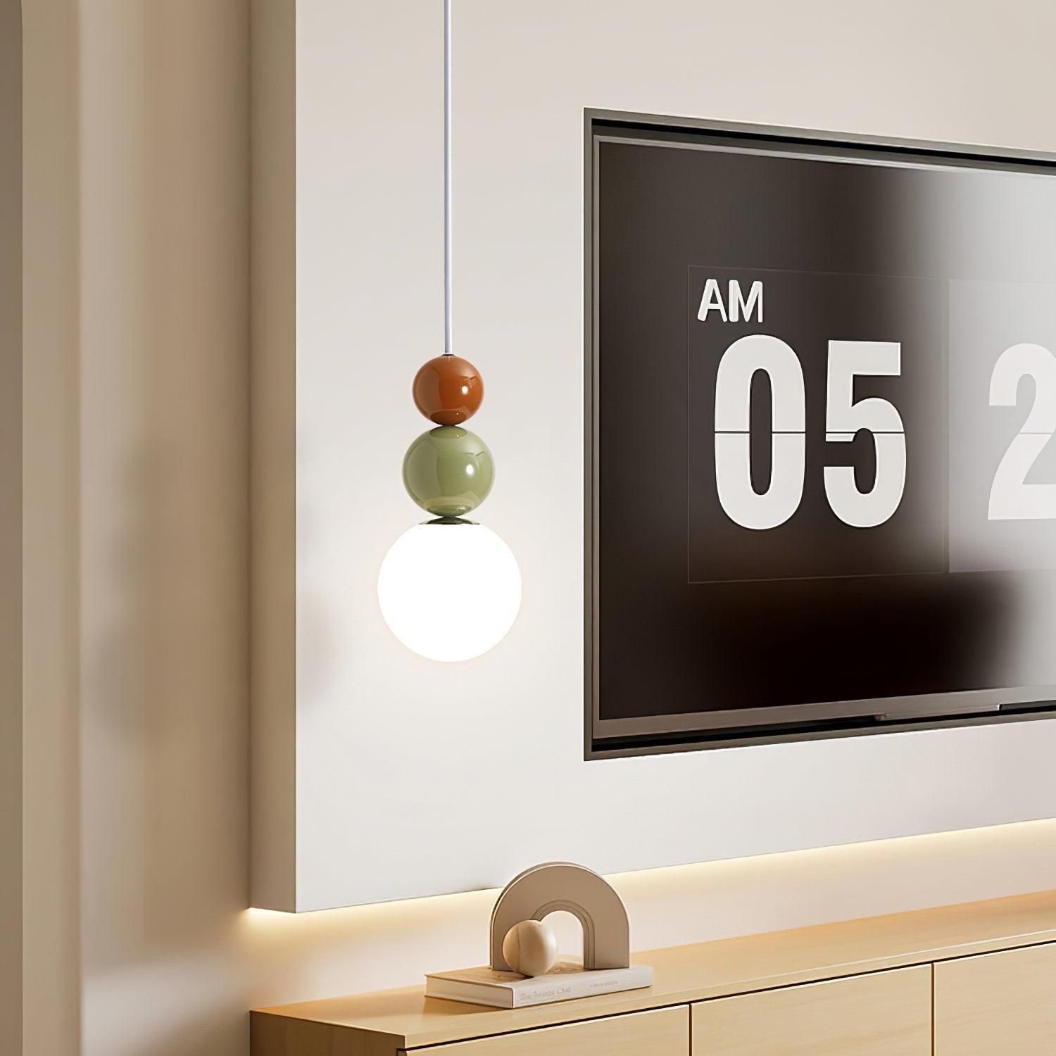 Nordic Cream Moderne Eenvoudige Dot Hanglamp HL460