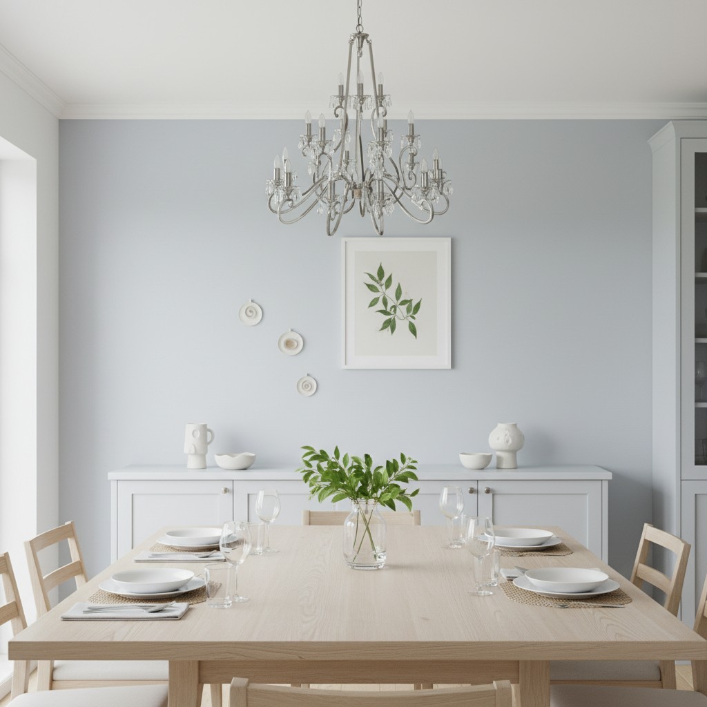 Talonis kristallen kroonluchter - traditionele kroonluchter in kaarsvorm, messing en nikkel, voor woonkamer en eetkamer HL2157