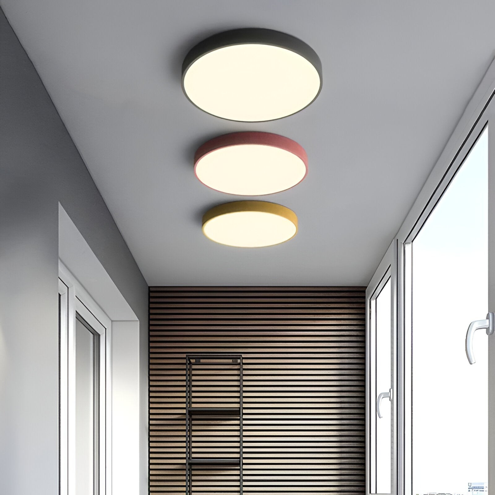 Nordic Macaron Ronde LED Plafondlamp HL1291