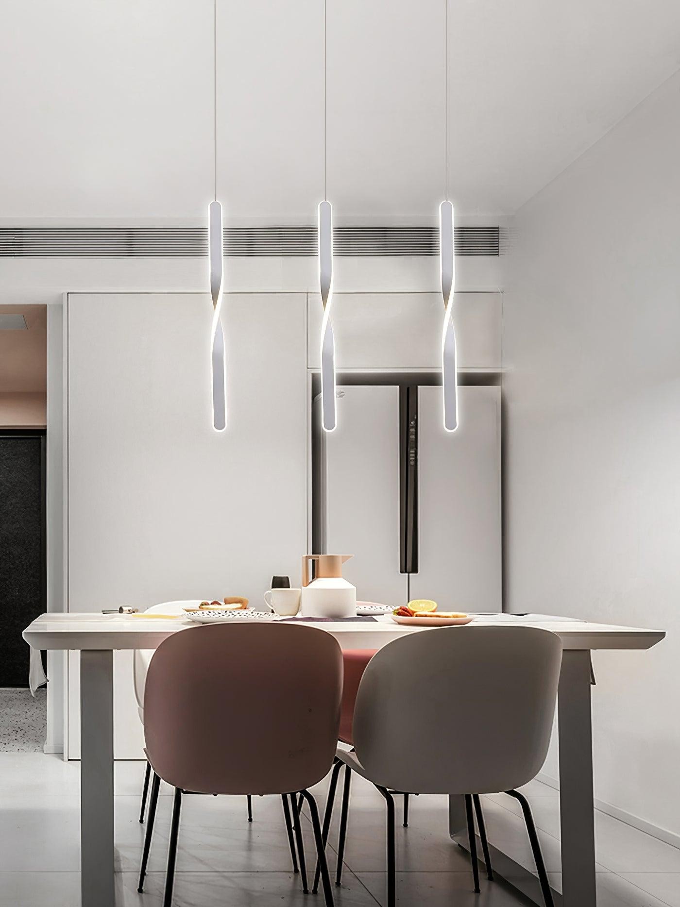 Nordic lineaire lange hanglamp HL729