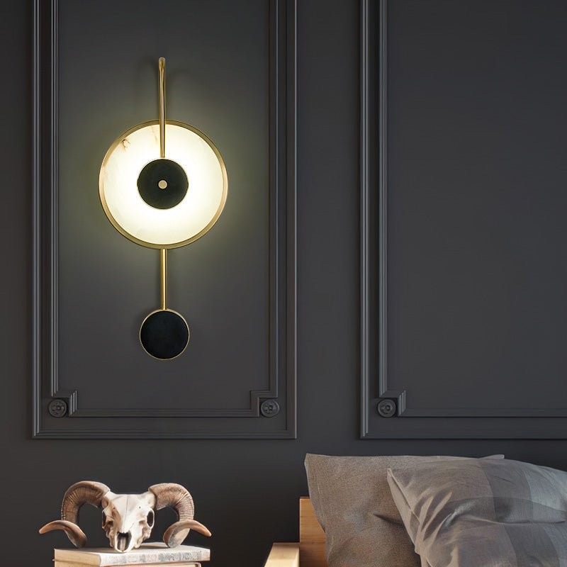 Creatieve schijf metalen wandlamp HL561