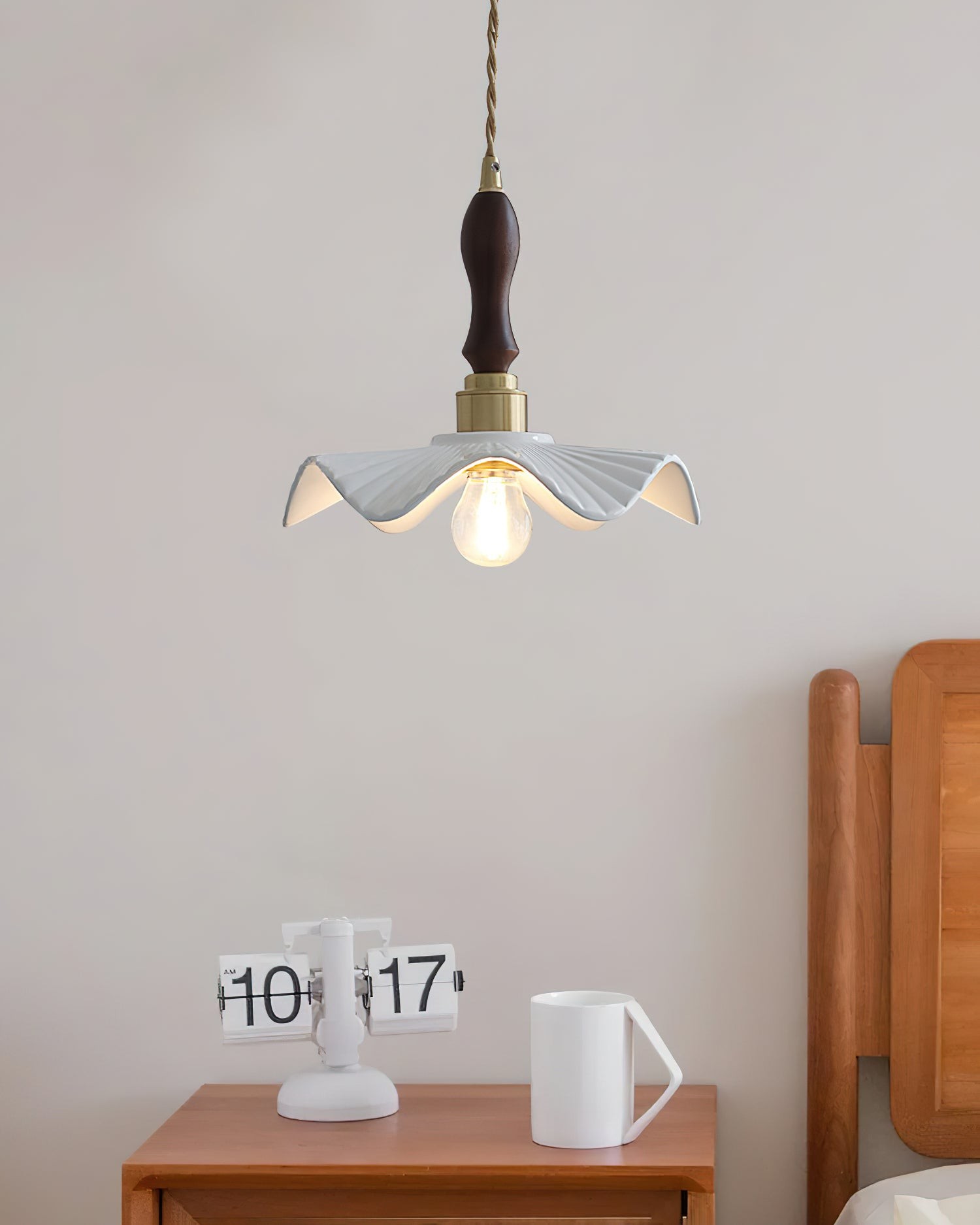 Keramische Wave Flower Hanglamp HL1131