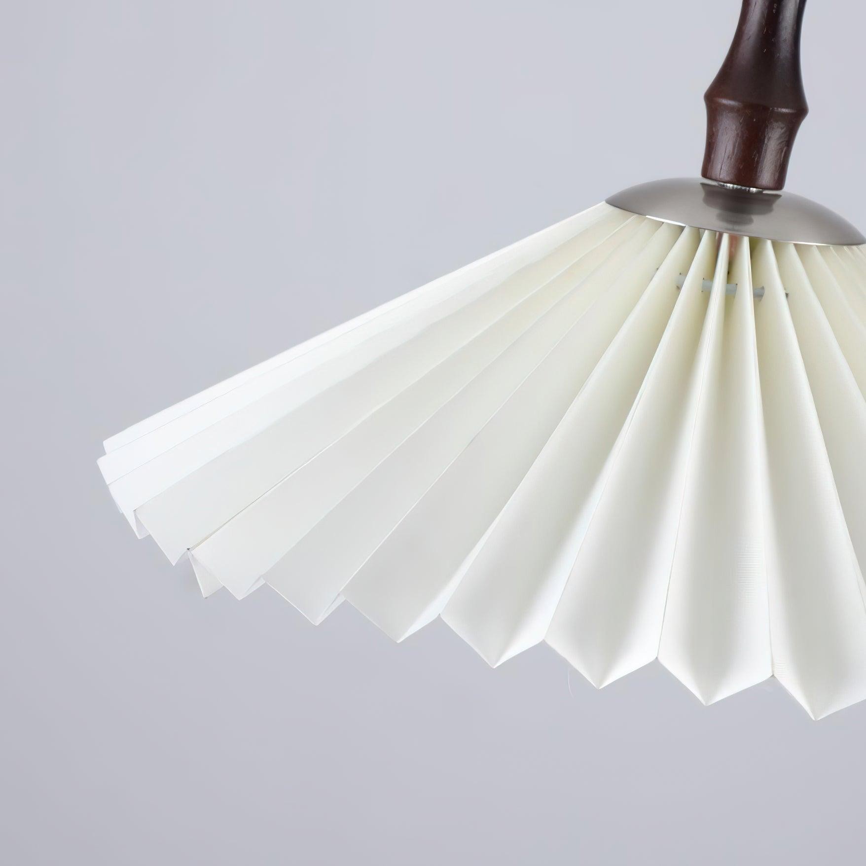 Eenvoudige witte papieren bloemenhanglamp HL431
