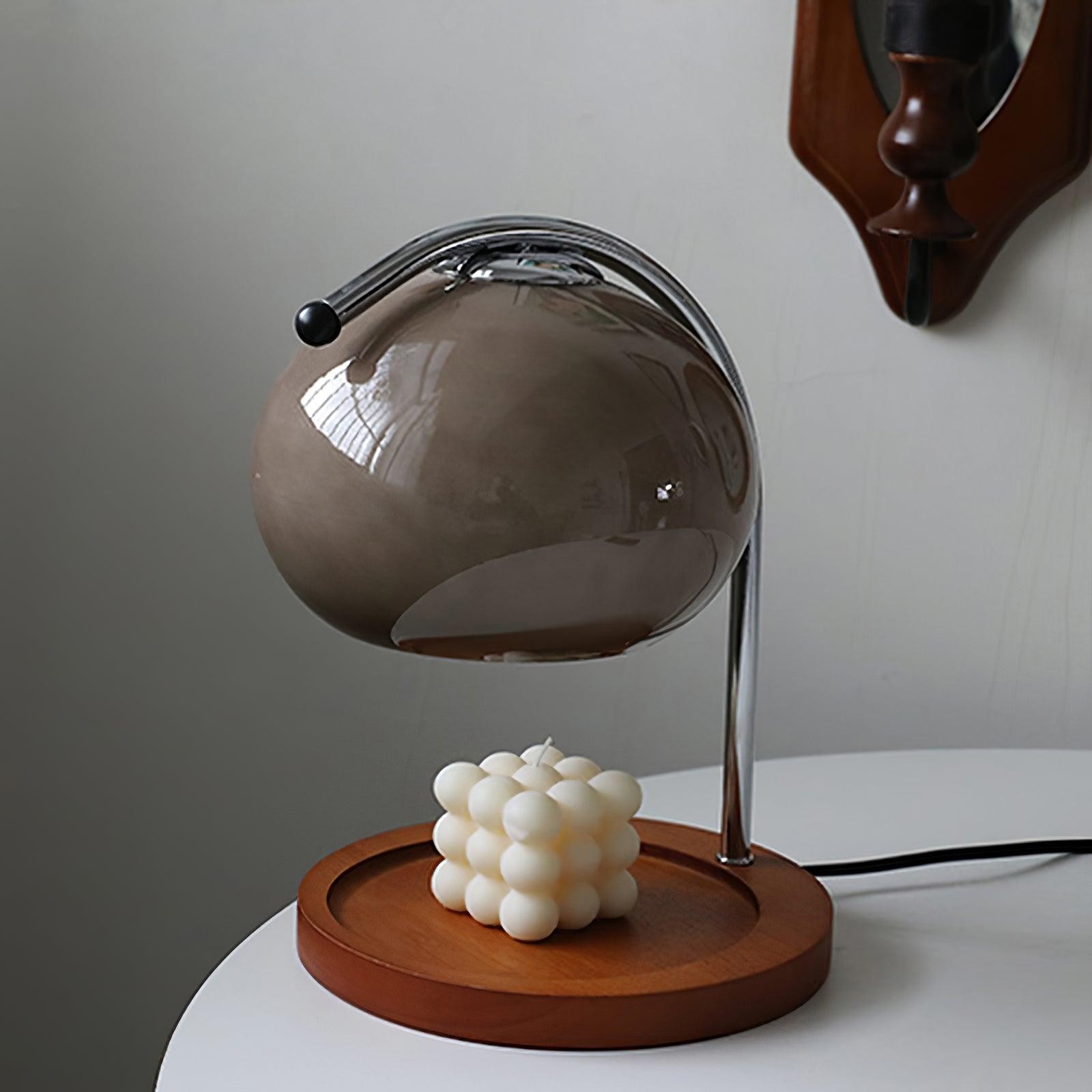 Retro Bauhaus Orb Tafellamp/ kaars warmer lamp HL171