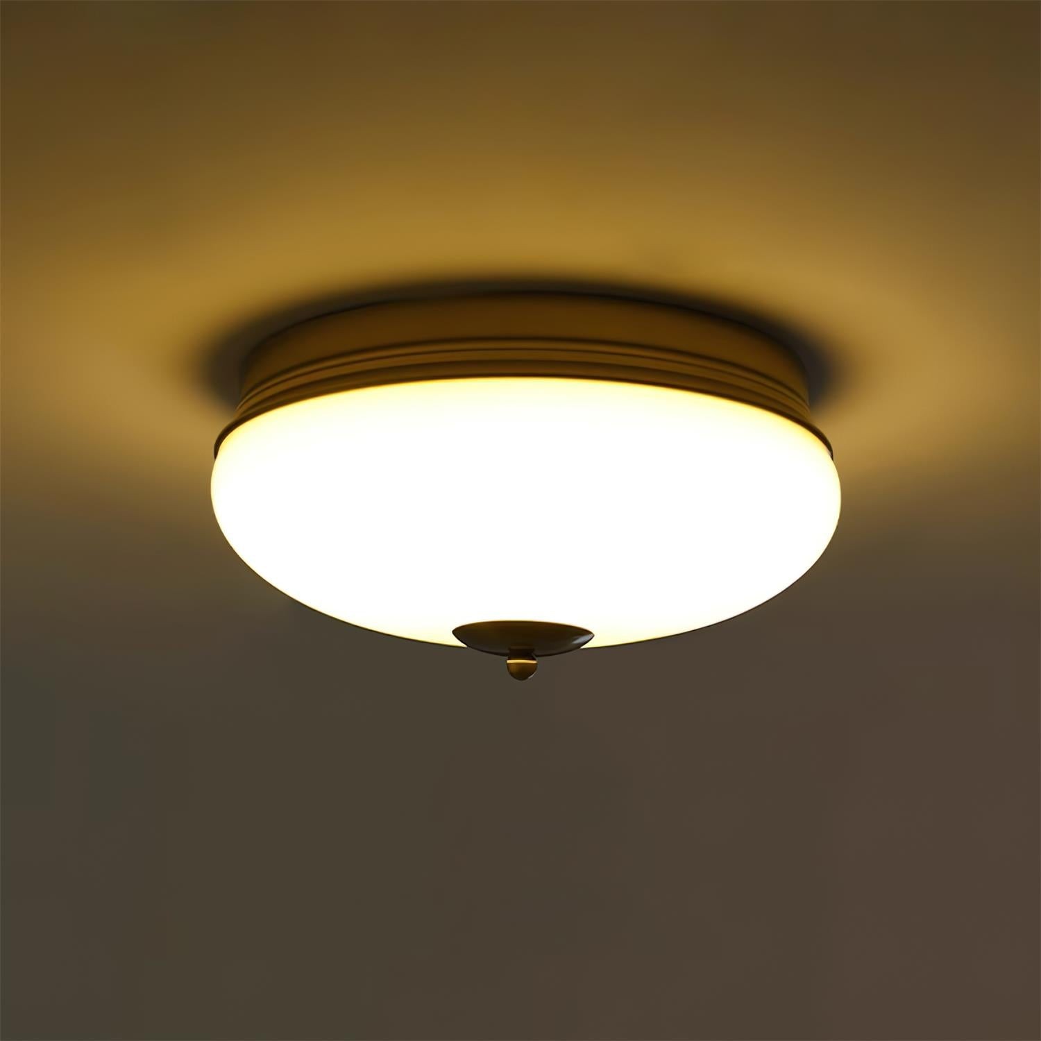 Europese Mid Century Crème Plafondlamp HL614