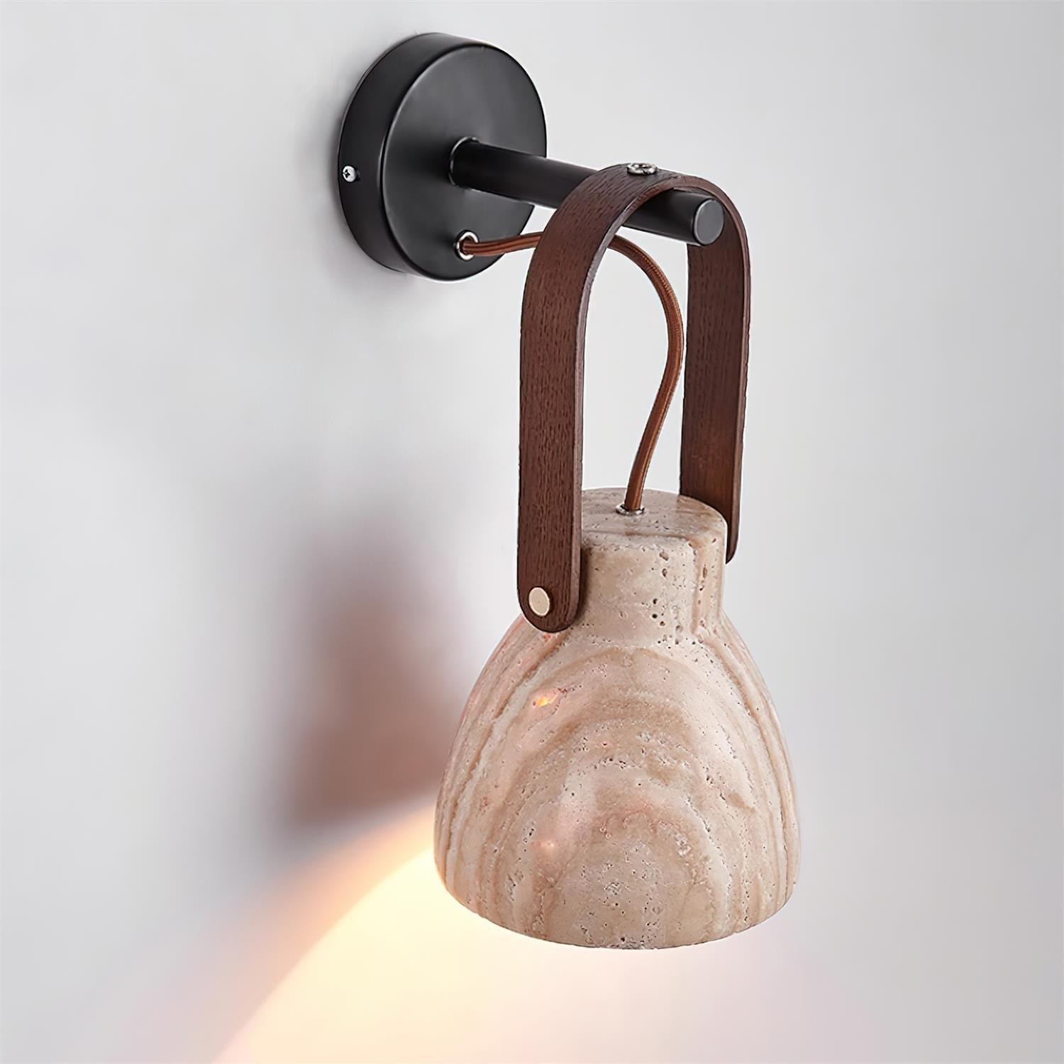 Gepersonaliseerde creatieve gebogen draagbare wandlamp HL512