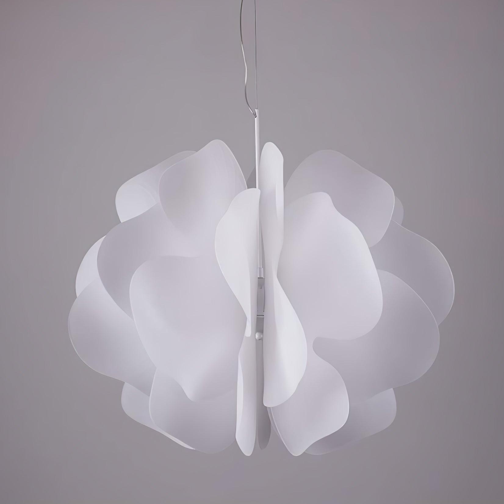 Moderne hanglamp met plastic bloemendesign HL673