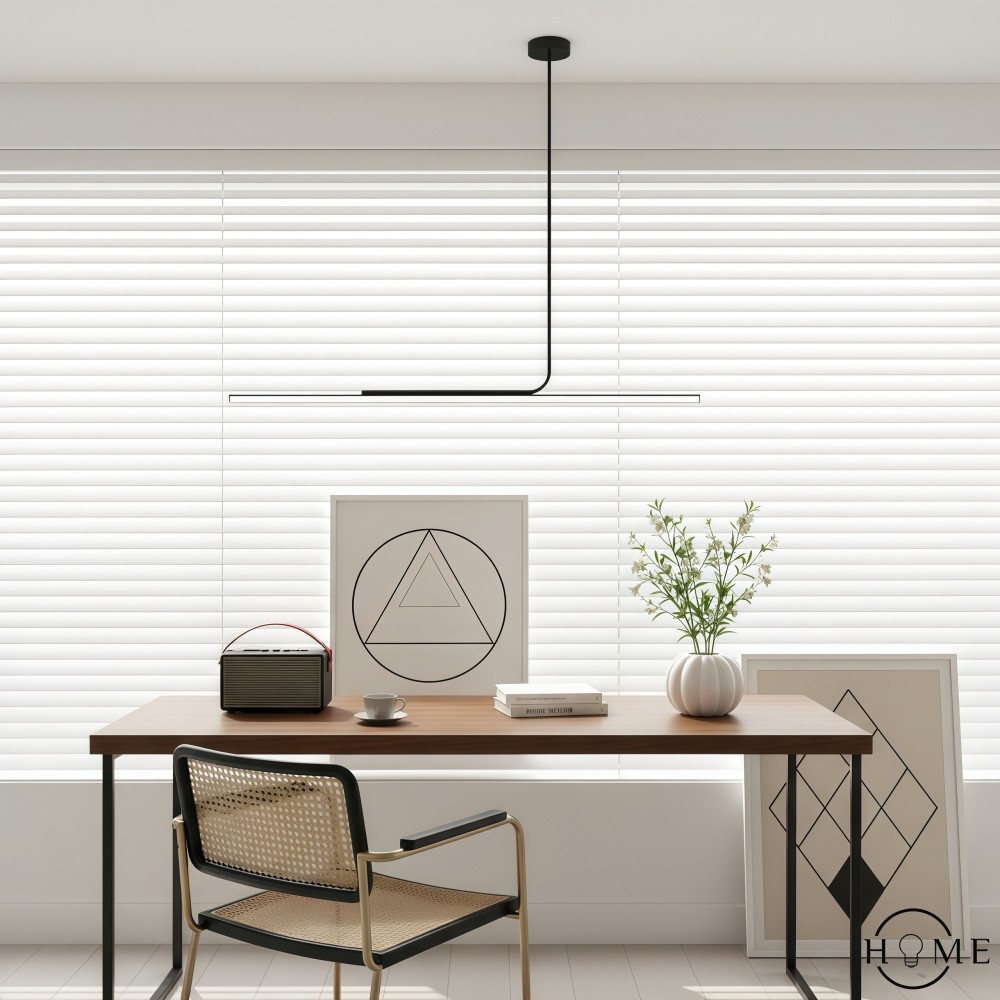 Moderne eenvoudige asymmetrische lineaire hanglamp HL705