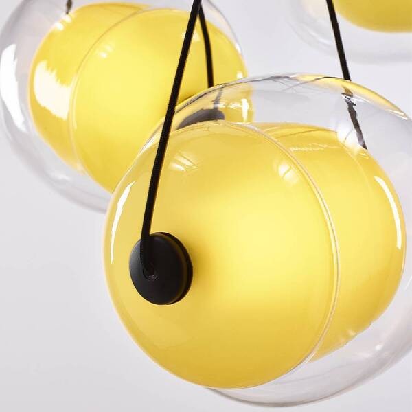 LED Capsula Hanglamp Gekleurd Glas