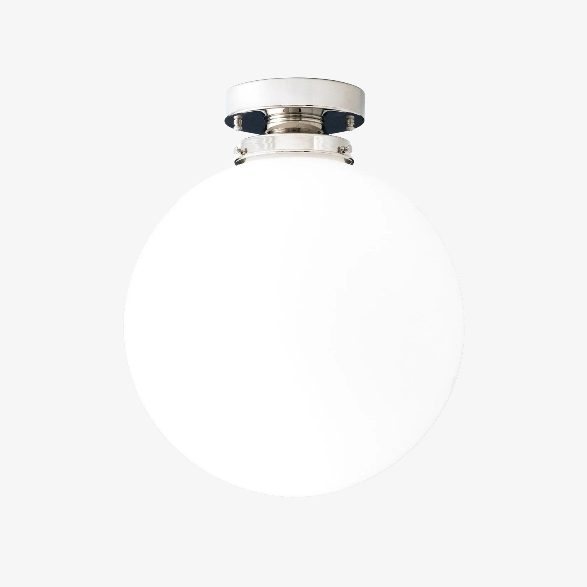 Glorica Glass 12 inch bolvormige plafondlamp - Art Deco hanglamp van matglas en plafondlamp HL1724