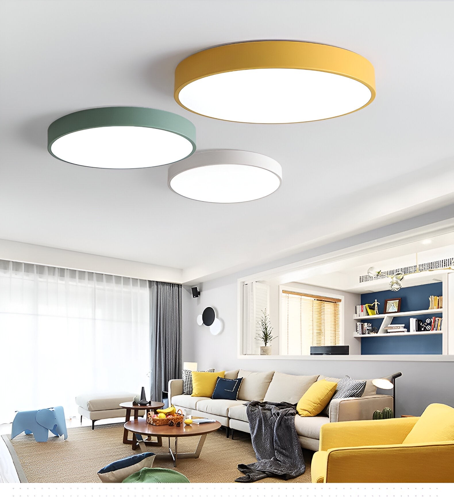 Nordic Macaron Ronde LED Plafondlamp HL1291