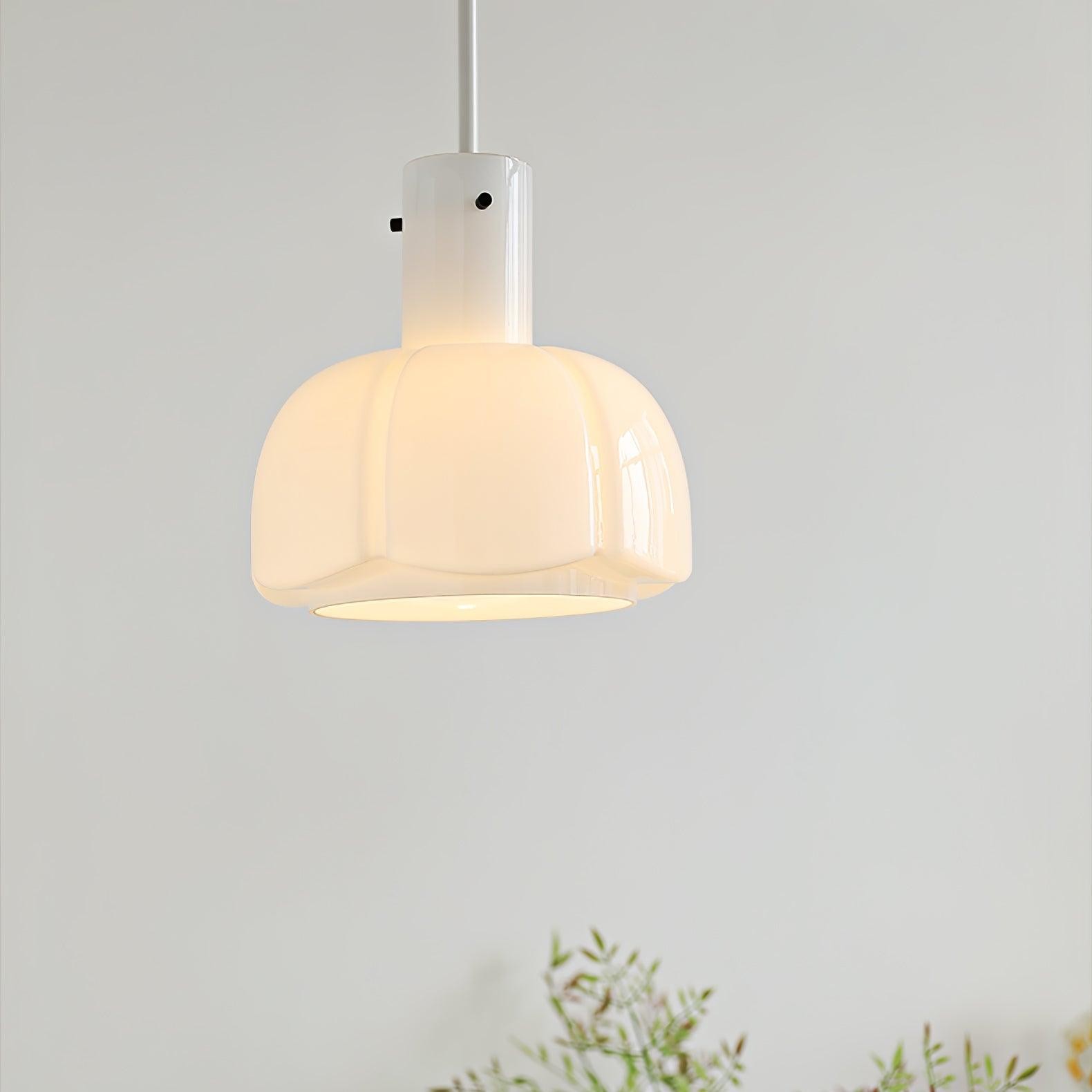 Middeleeuwse stijl glazen knop hanglamp HL619