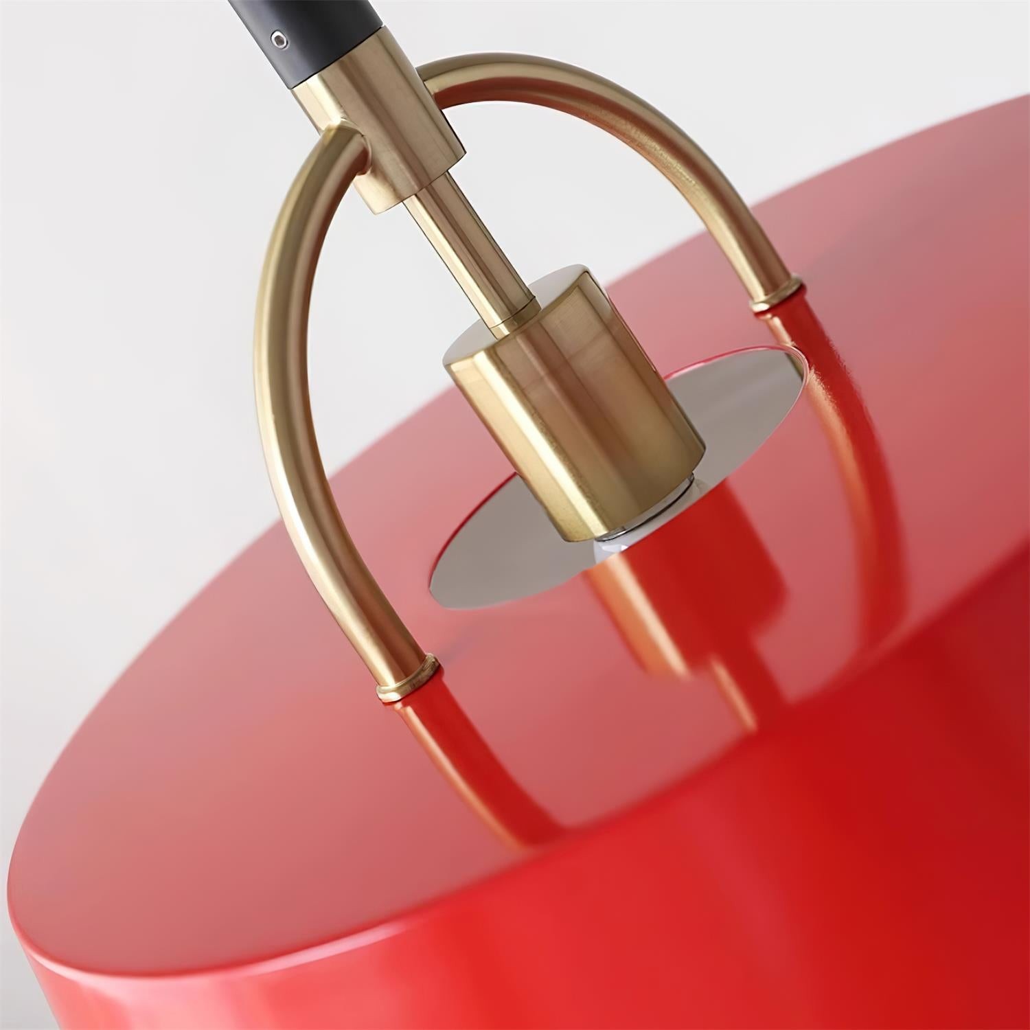 Retro klassieke trommelvormige intrekbare metalen hanglamp HL353